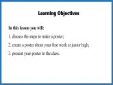 Unit 1  A new start Lesson 5 Presenting ideas(课件)--2024-2025学年外研版(2024)英语七年级上册