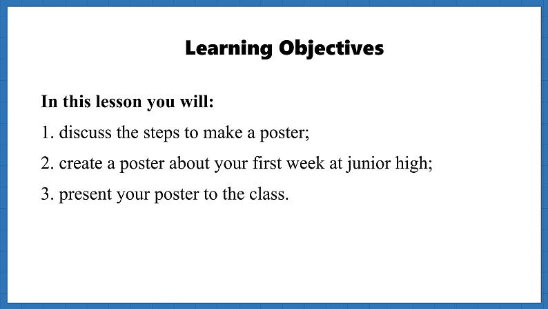 Unit 1  A new start Lesson 5 Presenting ideas(课件)--2024-2025学年外研版(2024)英语七年级上册第2页