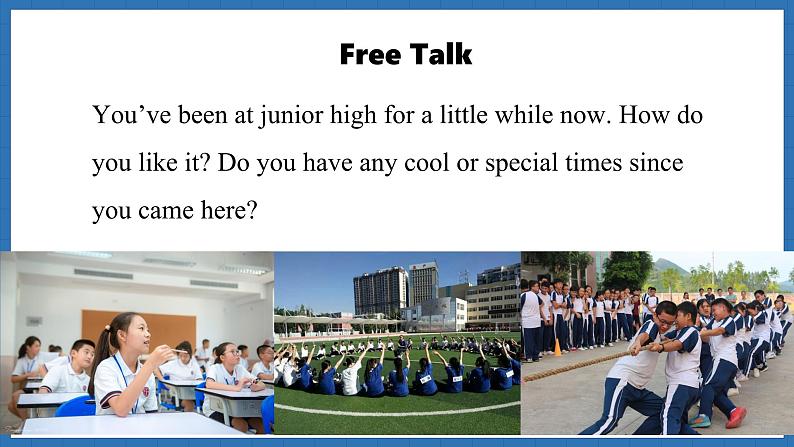 Unit 1  A new start Lesson 5 Presenting ideas(课件)--2024-2025学年外研版(2024)英语七年级上册第3页