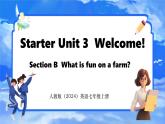 Starter Unit 3  Welcome! Section B 課件- 2024-2025學年人教版七年級英語上冊