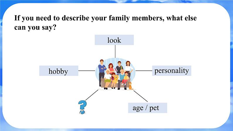 Unit 2  We’re Family! Section B  Project 课件- 2024-2025学年人教版七年级英语上册08