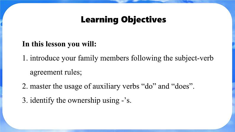 Unit 2  We’re Family! Section A Grammar Focus(3a-3d) 课件- 2024-2025学年人教版七年级英语上册第2页