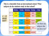 Unit 4  My Favourite Subject Section B Project 課件- 2024-2025學(xué)年人教版七年級英語上冊