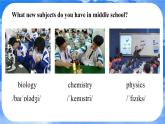 Unit 4  My Favourite Subject Section A (1a-1d) 课件- 2024-2025学年人教版七年级英语上册