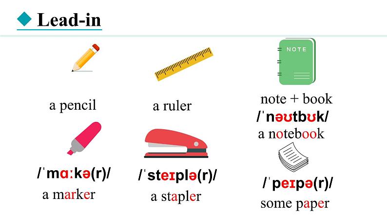 Starter Unit 2　Keep Tidy! Section A 课件--2024-2025学年人教版英语七年级上册03