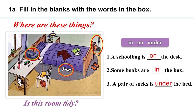 Starter Unit 2　Keep Tidy! Section B 课件--2024-2025学年人教版英语七年级上册03