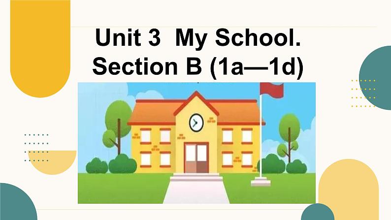 人教版英语新教材2024版七年级上册Unit 3My School. SectionB(1a-1d)课件01