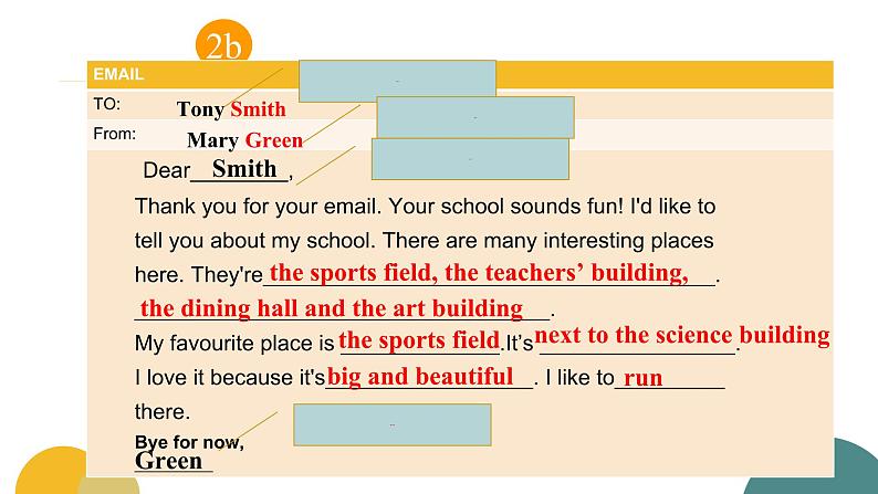 人教版英语新教材2024七年级英语Unit3 My School.SectionB(2a-3c)课件第3页