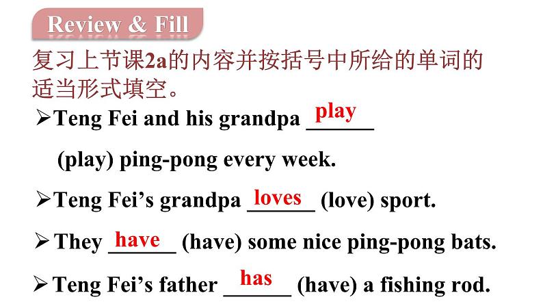 Unit 2 We are family（Section A Grammar Focus 3a-3d）课件 2024-2025学年人教版（2024）七年级英语上册02