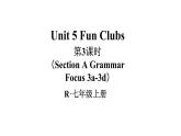 Unit 5 Fun Clubs（Section A Grammar Focus 3a-3d）课件 2024-2025学年人教版（2024）七年级英语上册