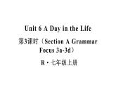 Unit 6 A day in the life（Section A Grammar Focus 3a-3d）课件 2024-2025学年人教版（2024）七年级英语上册