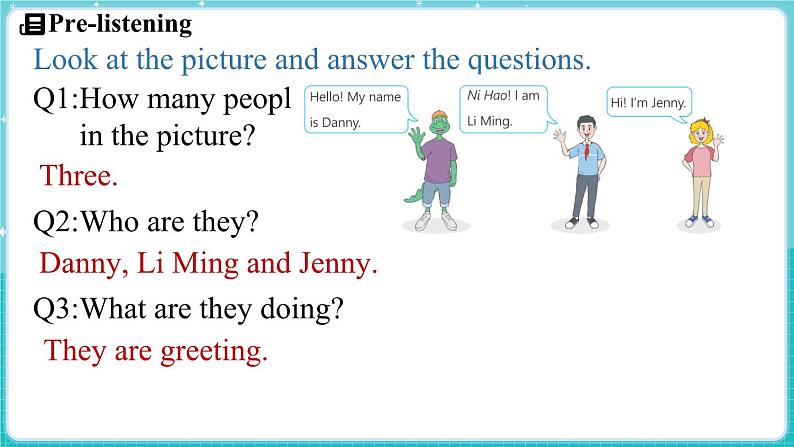 Unit 1 New school, new beginning！Lesson 1 Hello! 课件 2024-2025学年英语冀教版（2024版）七年级上册05