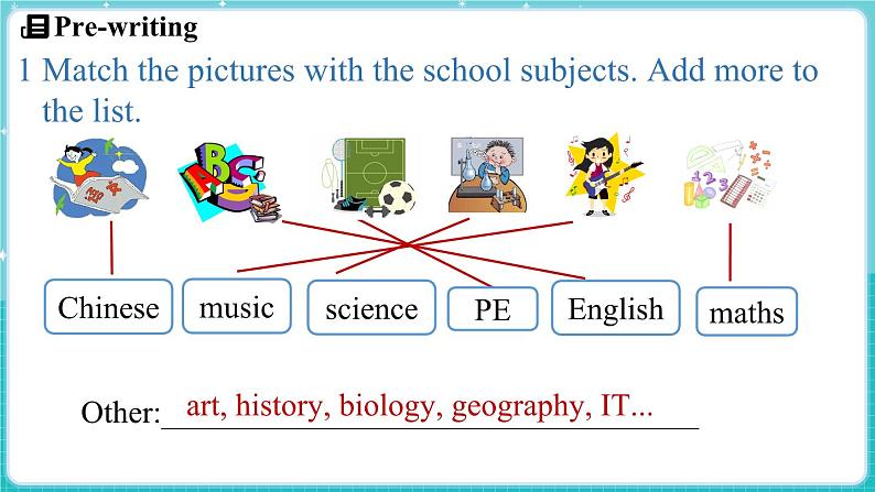 Unit 1 New school, new beginning！Lesson 4 My school days 课件 2024-2025学年英语冀教版（2024版）七年级上册05