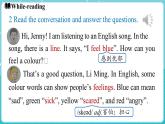 Unit 2 Learning English is fun! Lesson 4 Colours and feelings 课件 2024-2025学年英语冀教版（2024版）七年级上册