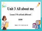 Unit 3 All about me Lesson 3 We all look different! 课件 2024-2025学年英语冀教版（2024版）七年级上册