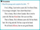 Unit 3 All about me Lesson 3 We all look different! 课件 2024-2025学年英语冀教版（2024版）七年级上册