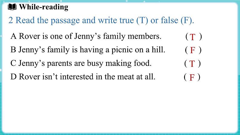 Unit 4 My family Lesson 2 A family picnic 课件 2024-2025学年英语冀教版（2024版）七年级上册08