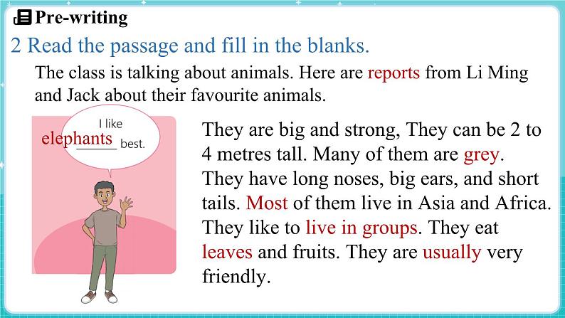 Unit 5 Animal friends Lesson 4 My favourite animal 课件 2024-2025学年英语冀教版（2024版）七年级上册06