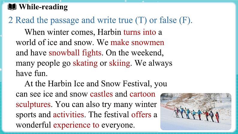 Unit 7 Days and months Lesson 2 Winter in Harbin 课件 2024-2025学年英语冀教版（2024版）七年级上册06