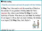 Unit 7 Days and months Lesson 3 Special days 课件 2024-2025学年英语冀教版（2024版）七年级上册