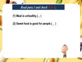 Module4 Unit2 Is your food and drink healthy? 課件 PPT