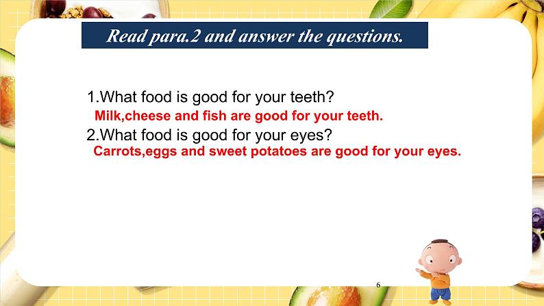 Module4 Unit2 Is your food and drink healthy? 课件 PPT06