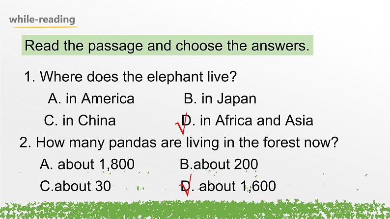 Module 6 Unit2 The tiger lives in Asia. 课件 PPT08