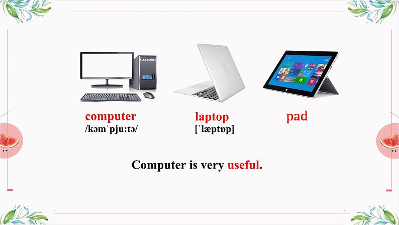 Module7 Unit1 How do I write my homework on the computer? 课件 PPT04