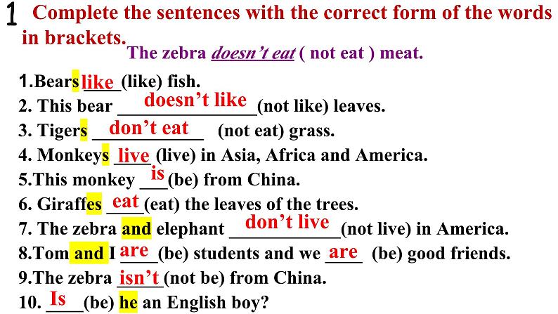 Revision Module B 课件PPT第3页