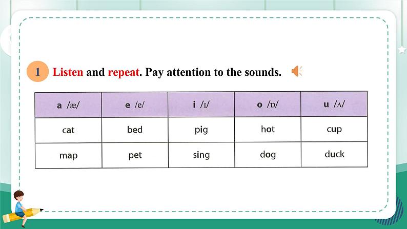 【人教版】七上英语  Starter Unit 3 welcome Section A 课件+内嵌音视频05