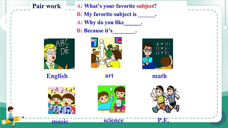 【人教版】七上英语  Unit 4 My Favourite Subject SectionA 课件+音频07