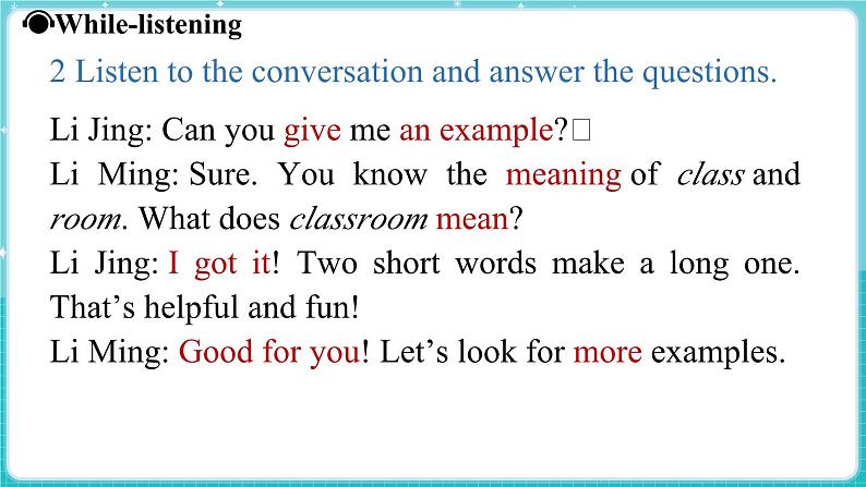 Unit 2 Learning English is fun! Lesson 1 How do you like English 课件 2024-2025学年英语冀教版（2024版）七年级上册07