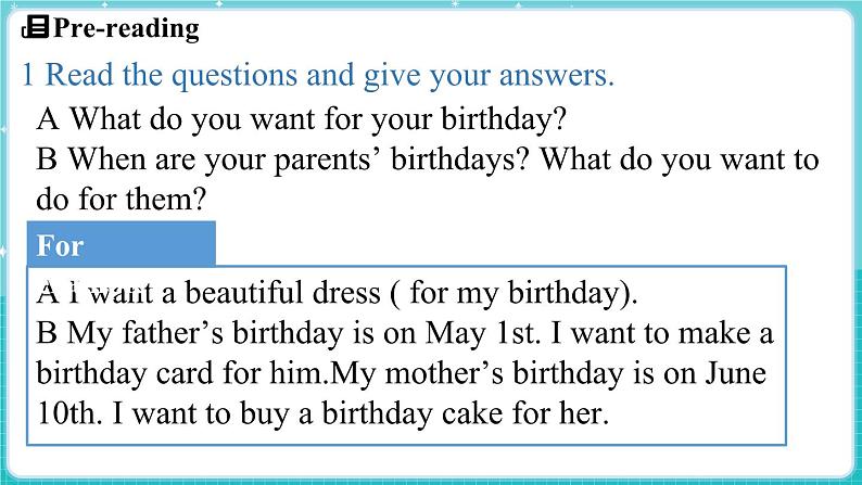 Unit 4 My family Lesson 3 Grandma’s birthday party 课件 2024-2025学年英语冀教版（2024版）七年级上册05