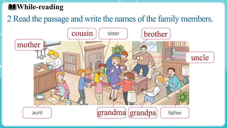 Unit 4 My family Lesson 3 Grandma’s birthday party 课件 2024-2025学年英语冀教版（2024版）七年级上册08