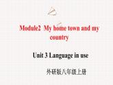 外研版初中英语八上Module2 U3课件+练习题+教案