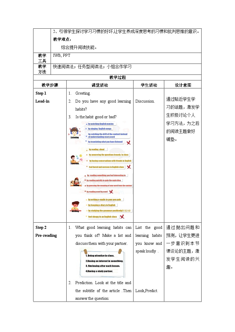 人教版九年级英语全一册 Unit 1 第5课时《Section B 2a-2e》课件+教案+导学案+分层作业02