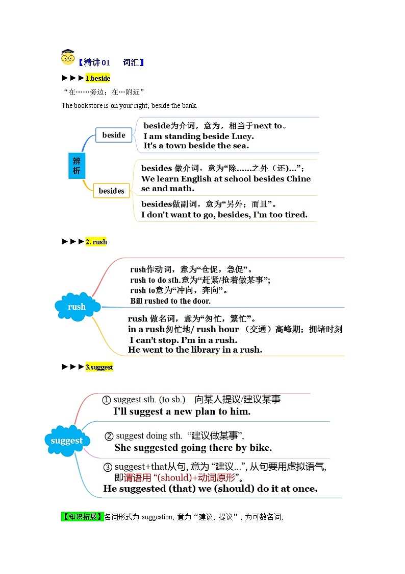 人教版九年级英语全一册 Unit 3 单元复习课件+单元解读课件+单元知识清单+单元测试02