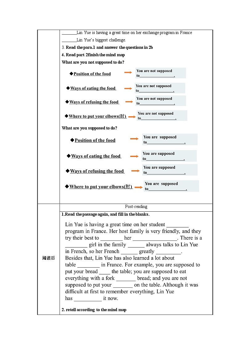 人教版九年级英语全一册 Unit 10 第5课时《Section B 2a-2e》课件+教案+导学案+分层作业+素材02