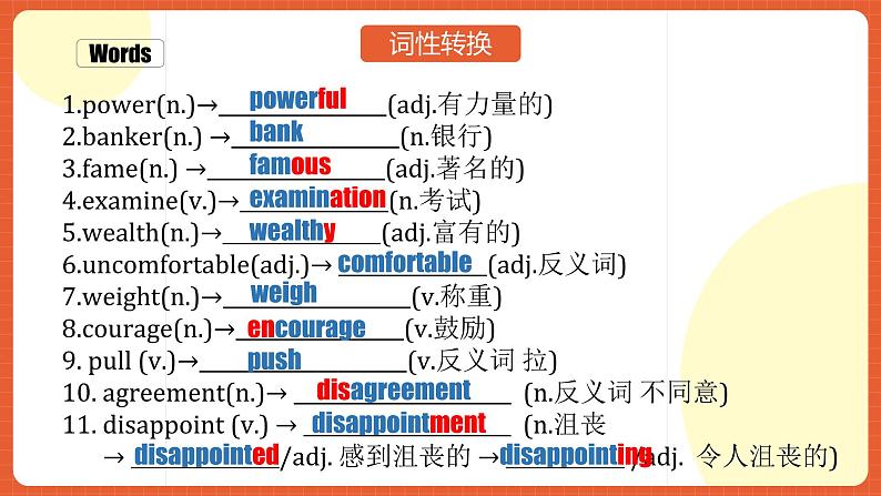 人教版九年级英语全一册 Unit 11  单元复习课件+单元解读课件+单元知识清单+单元检测05