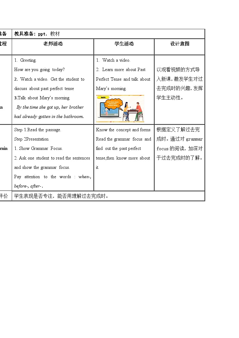 人教版九年级英语全一册 Unit 12 第3课时《Section A Grammar-4c》课件+教案+导学案+分层作业+素材02