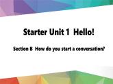 【核心素养】人教版（2024）英语七年级上册 Starter U1 Section B 课件