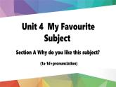 【核心素养】人教版（2024）英语七年级上册 Unit 4Lesson 1 Section A (1a-1d)+pronunciation 课件