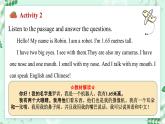【核心素养】冀教版（2024）英语七年级上册 Unit 3 All about me  Lesson 1 Me and my body  同步课件