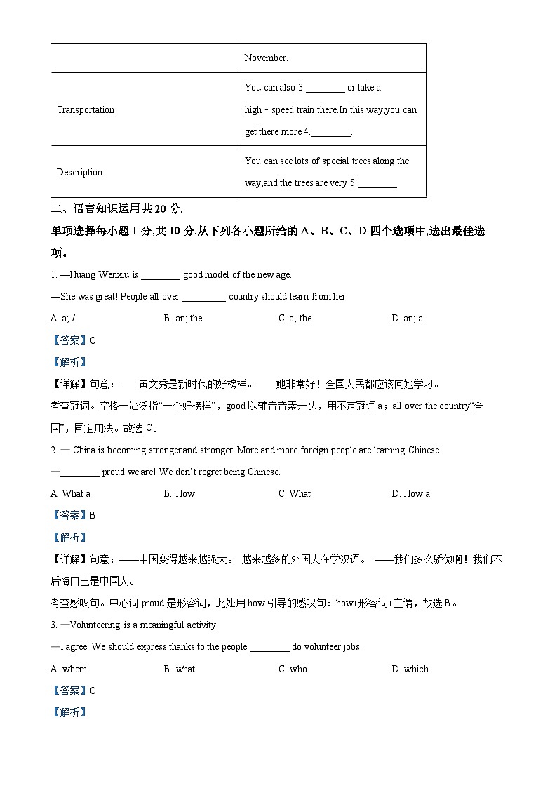 [英语]2022年广西玉林市中考真题英语试卷(原题版+解析版)03