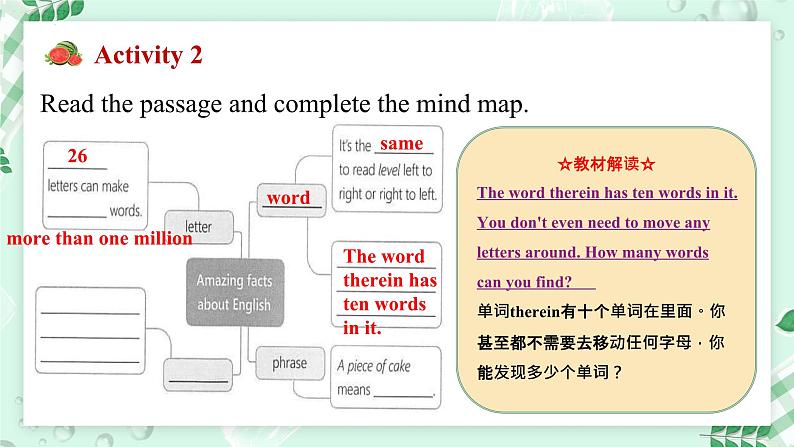 【核心素养】冀教版（2024）英语七年级上册 Unit 2 Learning English is fun！Lesson 2 Amazing English 同步课件07