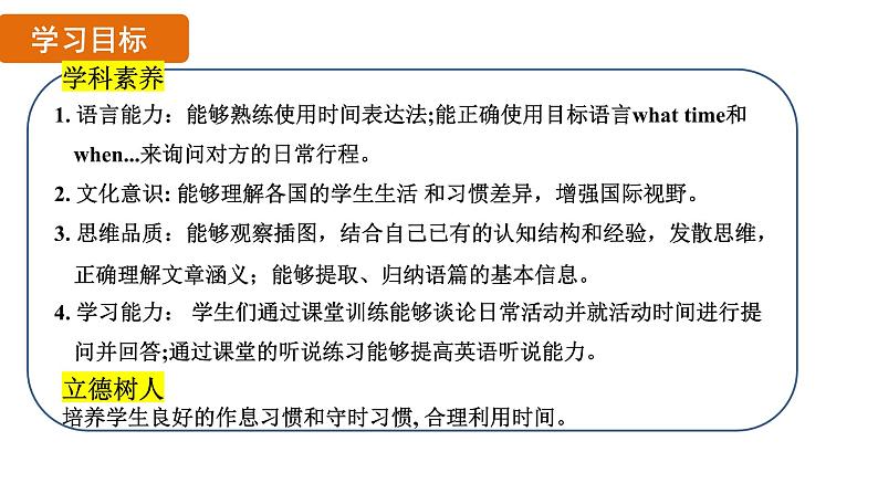 Unit 6 A Day in the Life 课时1 Section A(1a-1e)课件- 2024-2025学年人教版（2024）七年级英语上册02