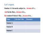 Unit 4 My Favourite Subject  课时3  Grammar Focus(3a-3d)课件- 2024-2025学年人教版（2024）七年级英语上册