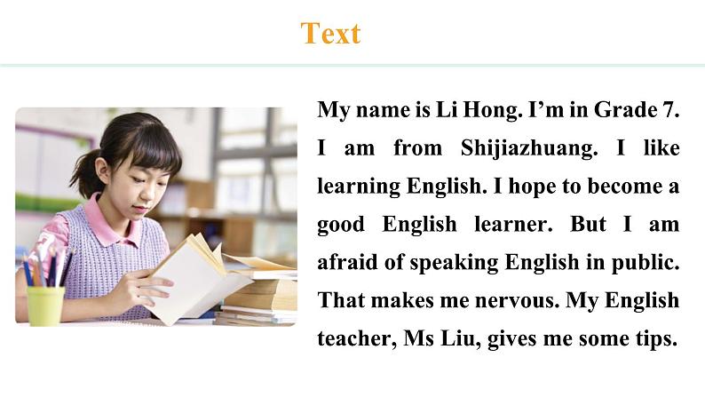 Unit 2 Learning English is fun! Lesson 5（课件）2024-2025学年冀教版七年级英语上册05