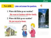 人教新目標(biāo)版英語(yǔ)八年級(jí)上冊(cè) Unit1《Where did you go on vacation？SectionA2d&Grammar focus-3c》課件+導(dǎo)學(xué)案+素材