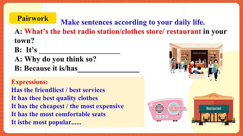 人教新目标版英语八年级上册 Unit4《What's the best movie theater SectionA 2d&Grammar Focus-3c》课件+素材07